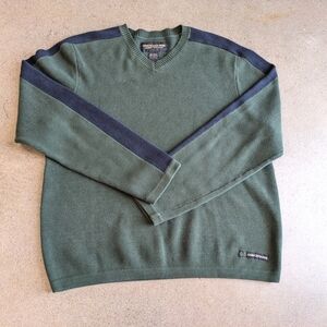 90s Y2K Vintage Abercrombie & Fitch Cotton Blend Knit Sweater - Large